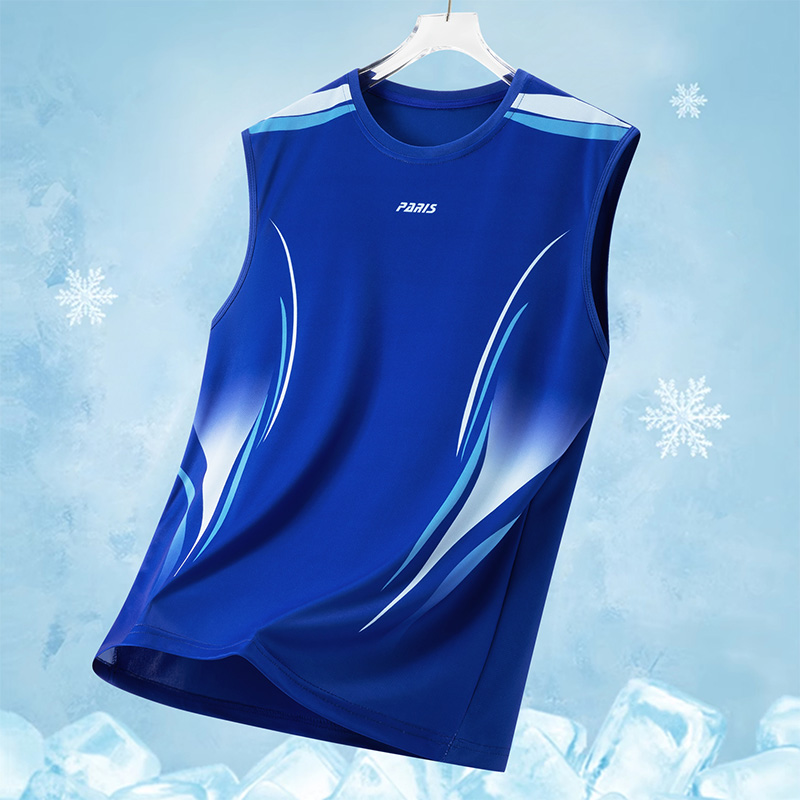 Running Gear Youth - Kaos Vest Olahraga Pria Gradasi Ringan