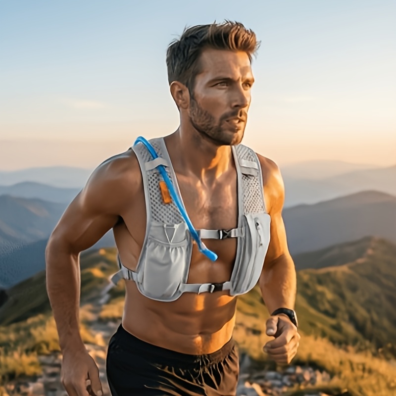 Running Gear Vest - Rompi Lari Multi Kantong Ringan Bernapas