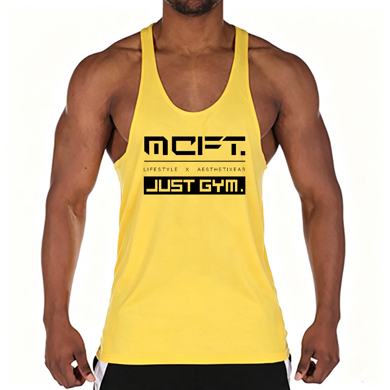 Running Gear Vest - Kaos Tank Top Katun Pria untuk