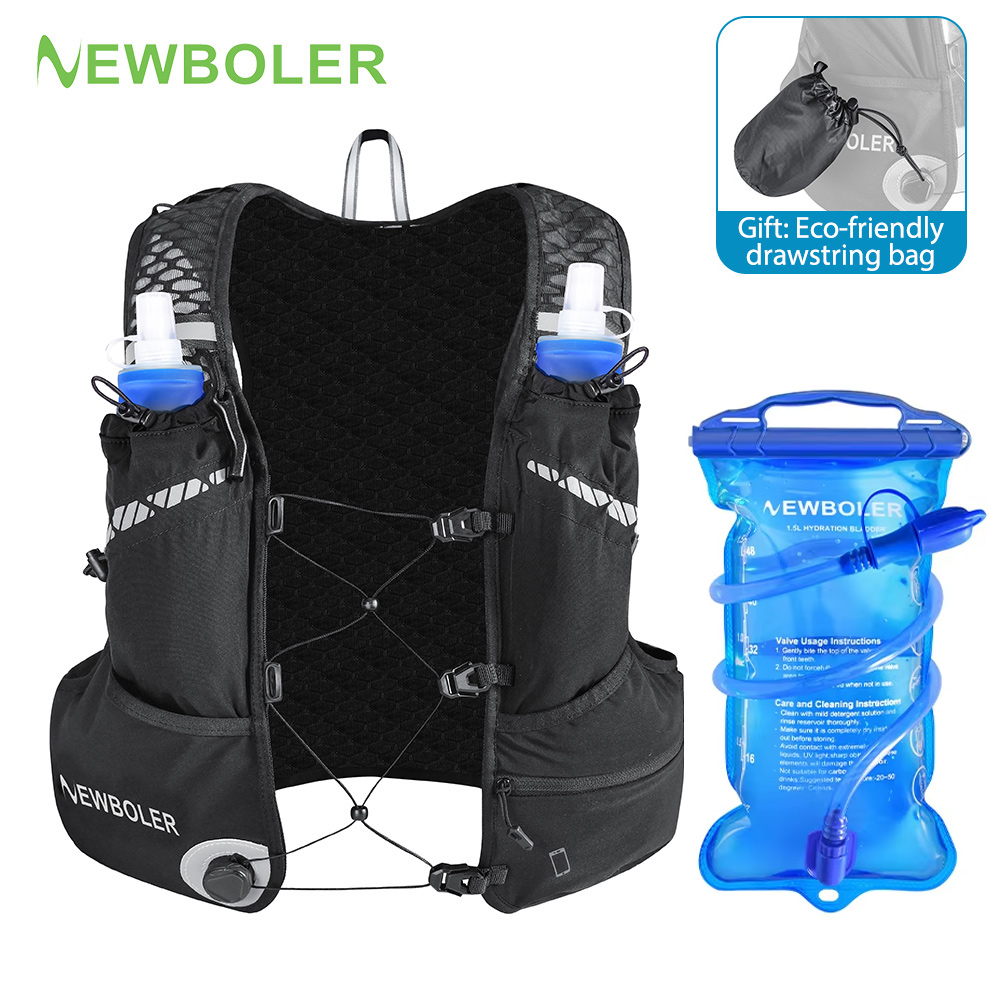 Running Gear Vest - Ransel Hidrasi 8L yang Dapat Bernapas