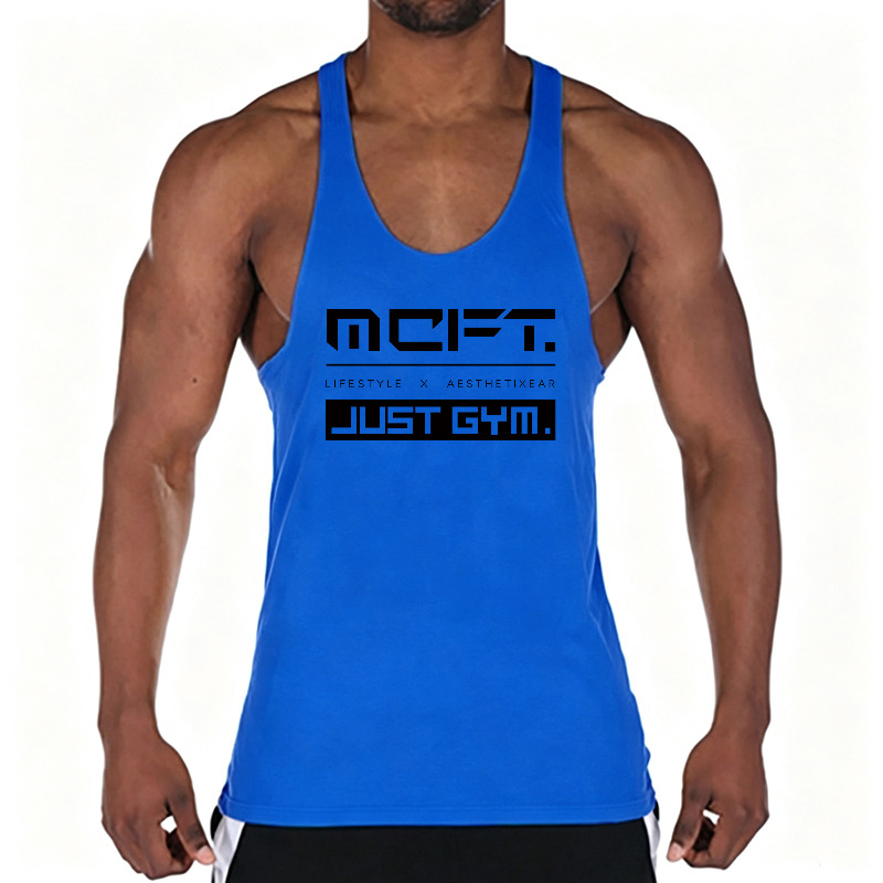Kaos Tank Top Katun Pria untuk - Running Gear Vest ulasan dan harga