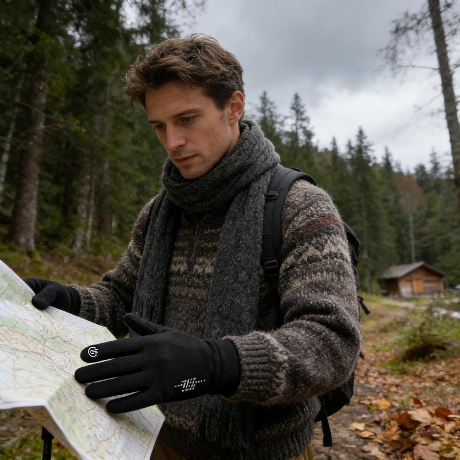 Sarung Tangan Bersepeda Hangat - Running Gear In Snow ulasan dan harga
