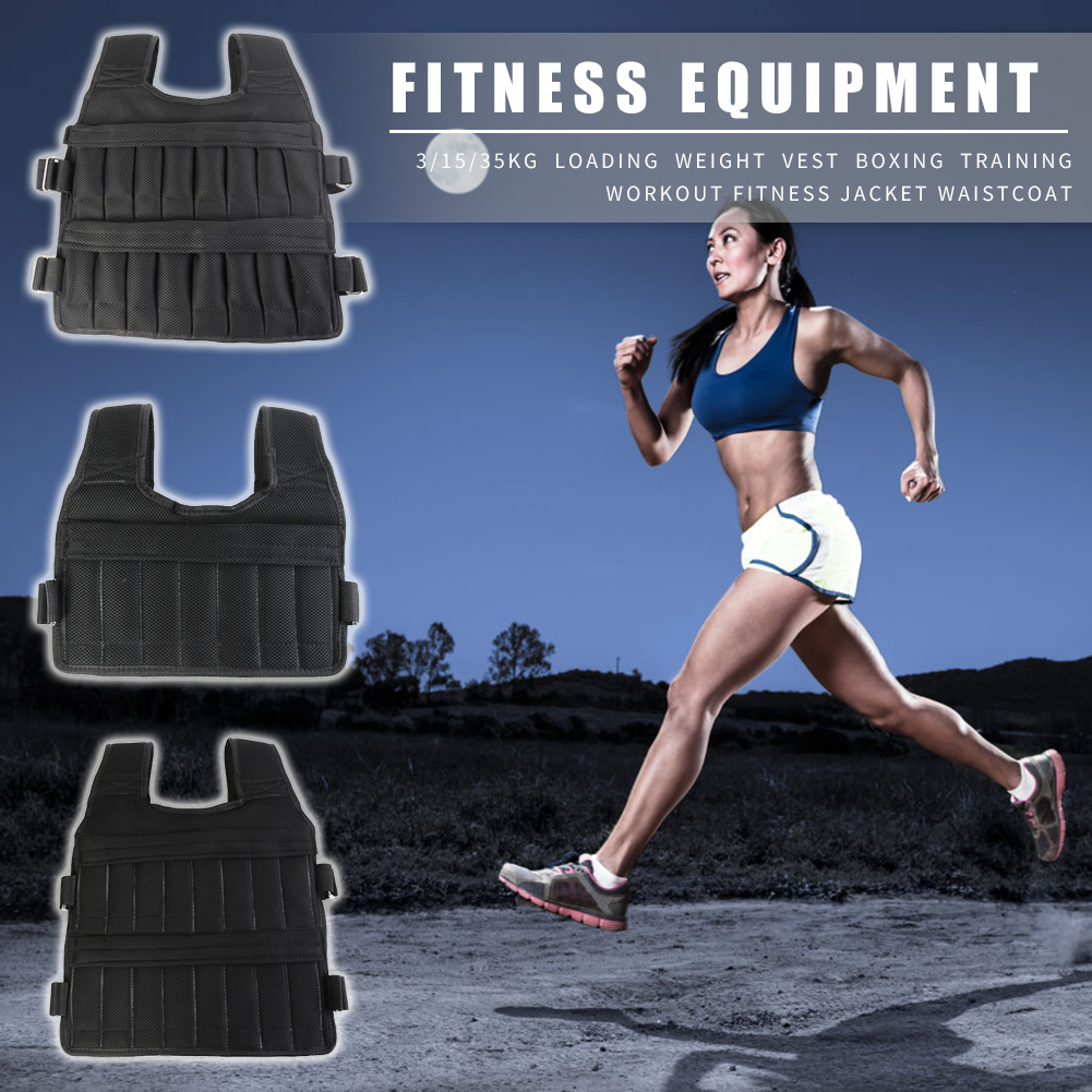 Jaket Beban Olahraga 3/15/35kg - Running Gear Vest ulasan dan harga