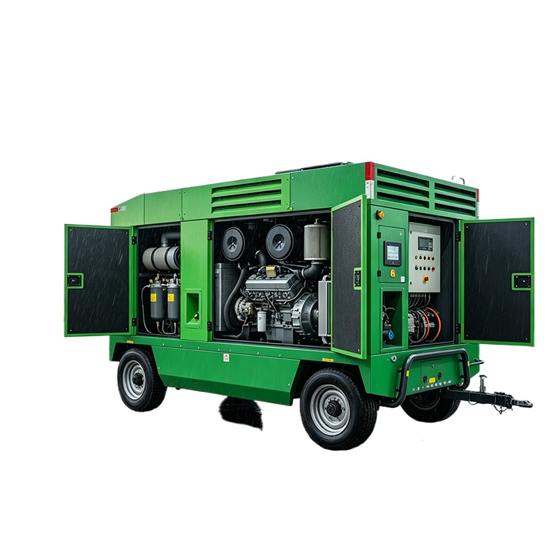 Kompresor Sekrup Diesel yang S - Running Gear Trailer ulasan dan harga